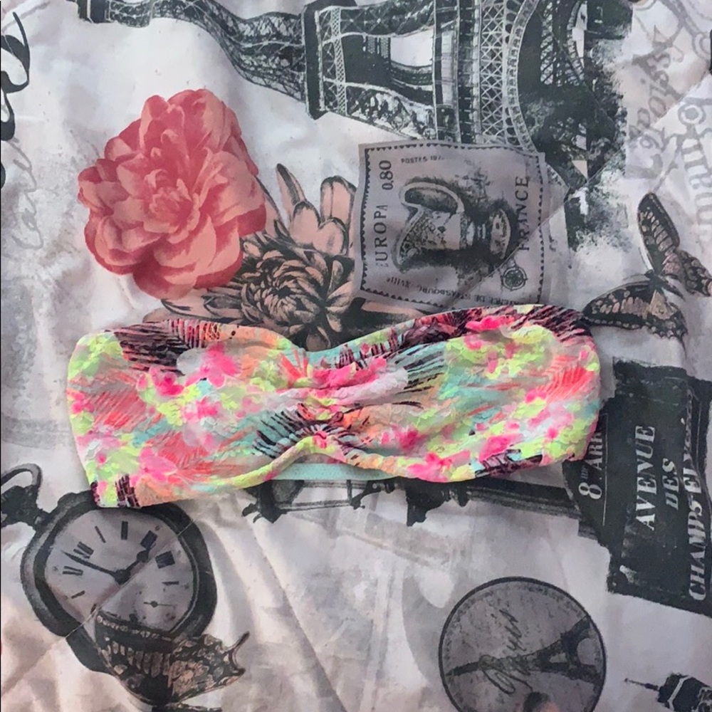 PINK tupe top bralette small